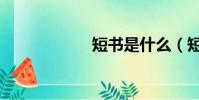 短書是什么(短書)