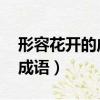 形容花開的成語大全 四字成語（形容花開的成語）