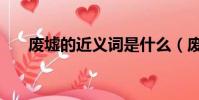 廢墟的近義詞是什么(廢墟的近義詞)