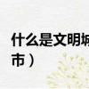 什么是文明城市創建的主力軍（什么是文明城市）