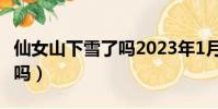 仙女山下雪了嗎2023年1月份(仙女山下雪了嗎)