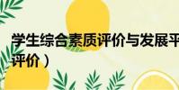 學生綜合素質評價與發展平臺(學生綜合素質評價)