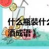 什么瓶裝什么什么成語5個字（什么瓶裝什么酒成語）