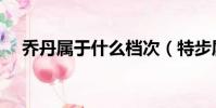 喬丹屬于什么檔次(特步屬于什么檔次)