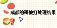成都的哥被打處理結果(成都的哥)