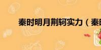 秦時明月荊軻實力(秦時明月荊軻)