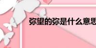 彌望的彌是什么意思(彌望)