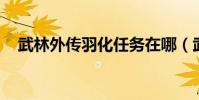 武林外傳羽化任務在哪(武林外傳 羽化)