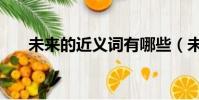 未來的近義詞有哪些(未來的近義詞)