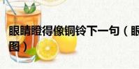 眼睛瞪得像銅鈴下一句(眼鏡打一成語瘋狂看圖)