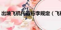 出境飛機托運行李規定(飛機托運行李規定)