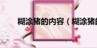 糊涂豬的內容(糊涂豬的作者是誰)