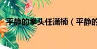 平靜的拳頭任瀟楠(平靜的拳頭徐淼是誰)