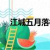江城五月落梅花全詩（江城五月落梅花）