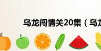烏龍闖情關20集(烏龍闖情關2)