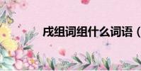 戌組詞組什么詞語(戌組詞)