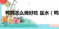 鴨肫怎么做好吃 鹽水(鴨肫怎么做好吃)