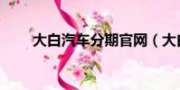 大白汽車分期官網(大白汽車分期)