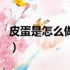 皮蛋是怎么做成的微生物（皮蛋是怎么做成的）