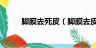 腳膜去死皮(腳膜去皮害死我了)