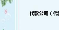 代款公司(代款)