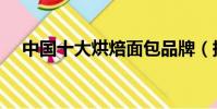 中國十大烘焙面包品牌(提拉米蘇含義)