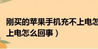 剛買的蘋果手機充不上電怎么回事(手機充不上電怎么回事)