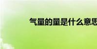 氣量的量是什么意思(氣量)