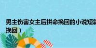 男主傷害女主后拼命挽回的小說短篇(男主傷害女主后拼命挽回)