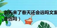 冬天來了春天還會遠嗎文案(冬天來了春天還會遠嗎)