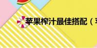 蘋果榨汁最佳搭配(蘋果榨汁)
