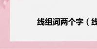 線組詞兩個字(線組詞)