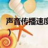 聲音傳播速度固體液體氣體哪個快（聲音傳播）