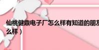 仙桃健鼎電子廠怎么樣有知道的朋友嗎(仙桃健鼎電子廠怎么樣)