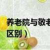 養老院與敬老院有何區別(敬老院和養老院的區別)