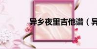 異鄉夜里吉他譜(異鄉夜里)