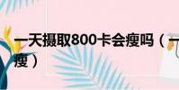 一天攝取800卡會瘦嗎(一天攝入800熱量會瘦)