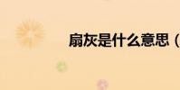 扇灰是什么意思(扇灰)
