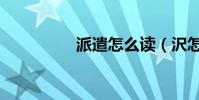 派遣怎么讀(沢怎么讀)