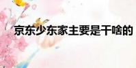 京東少東家主要是干啥的(京東少東家)