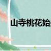 山寺桃花始盛開的上一句(桃花始盛開)