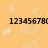 1234567809成語（1234567891成語）