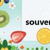 souvenirs怎么讀（souvenir）