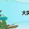 大哭的拼音（跨的拼音）