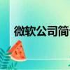 微軟公司簡介概況英文（微軟公司簡介）