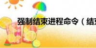 強制結束進程命令(結束進程命令)
