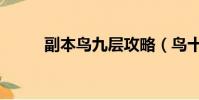 副本鳥九層攻略(鳥十層怎么過)