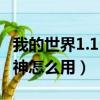 我的世界1.16.5創世神怎么用（我的世界創世神怎么用）