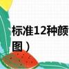 標準12種顏色名稱圖片（標準12種顏色名稱圖）
