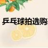 乒乓球拍選購基本知識視頻（乒乓球拍選購）